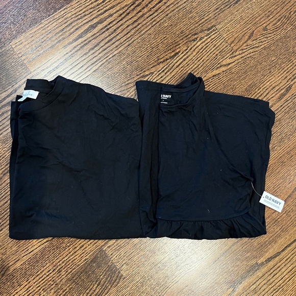 Maternity Black Tee and Tank - Picture 3 of 3